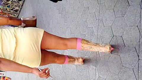 Black Milf ass in dress | watch  HD spy cam sex movie for free