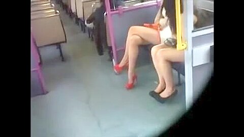 Barefoot on Train | watch  HD spy cam sex video for free