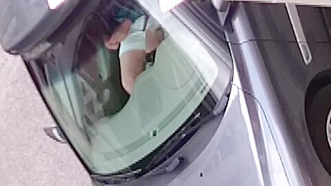 Girl with hot legs car voyeur (fake) | watch  HD hidden camera sex movie for free
