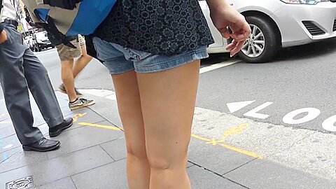 Bare Candid Legs - BCL#029 | watch  HD candid cam porn video for free