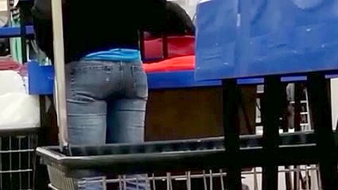 LAUNDROMAT BOOTY | watch  HD spy cam sex movie for free