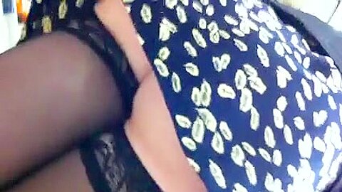 upskirt (fake) stockings caen 3 | watch  HD spy camera porn video for free