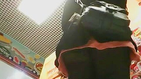 Supermarket Upskirts (fake) 0108 3 | watch  HD candid camera porn movie for free