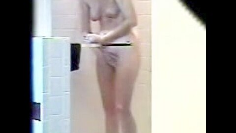 Quick masturbation in the shower | watch  HD hidden cam porn movie for free