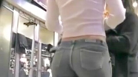 Great ass - Essai d'un jean Beau cul | watch  HD spy camera porn video for free