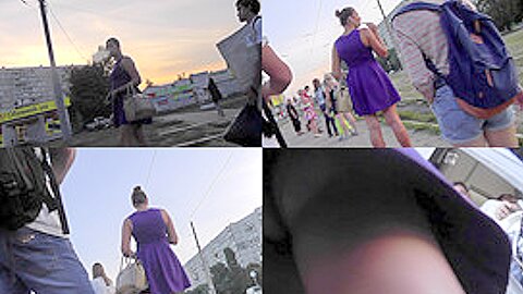 Best upskirt (fake) video of a brunette with g-string | watch  HD hidden camera xxx movie for free