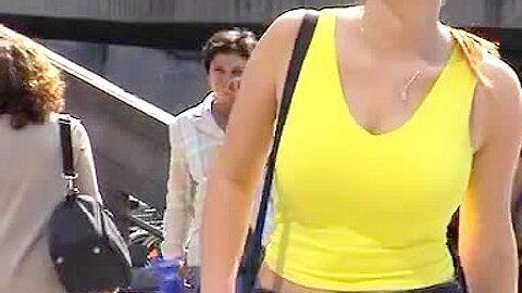 Best of Breast - Big Boobs in yellow | watch  HD hidden cam xxx video for free