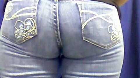booty in jeans | watch  HD candid cam porn video for free