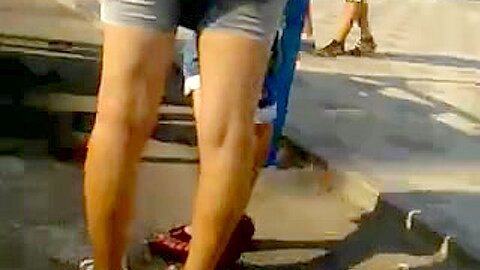 sexy long legs candid | watch  HD spy camera porn movie for free