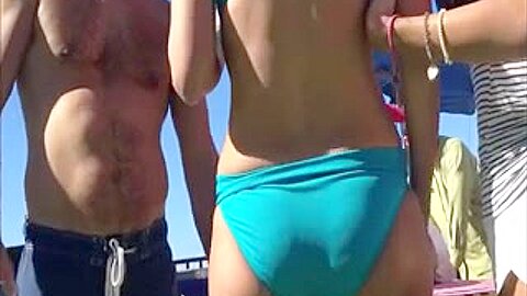 Beach Candid MILF Ass | watch  HD voyeur camera porn video for free