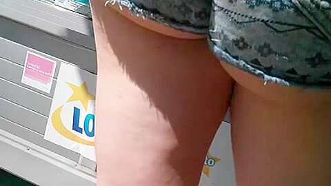 Nice ass im short shorts | watch  HD spy camera xxx video for free