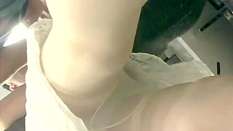 Asian Upskirt (fake) pantyhose at dept store | watch  HD voyeur cam xxx video for free