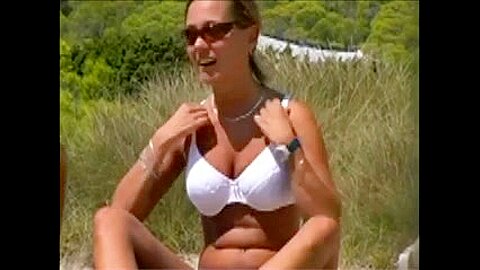 Beautifull girl changing on beach | watch  HD candid cam porn movie for free