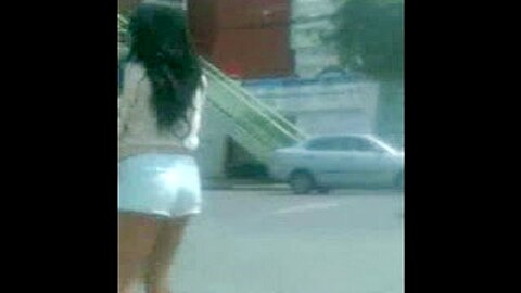 Putita en minishort blanco | watch  HD hidden cam sex movie for free