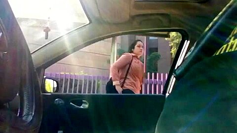Flashing from the car 2 | watch  HD candid camera sex movie for free