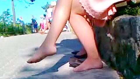 cute feet Candid | watch  HD hidden cam xxx video for free