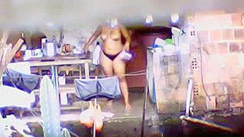 vizinha booty voyeur (fake) | watch  HD hidden cam sex video for free