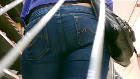 SEXY ASS AT THE SUPERMARKET | watch  HD candid camera xxx video for free