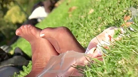 Nylon close up feet | watch  HD spy cam sex movie for free