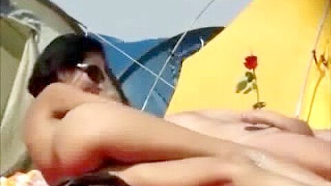 Wife Playing With Cock On Beach | watch  HD spy camera sex video for free
