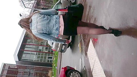 Candid walk in pantyhose | watch  HD candid camera xxx movie for free