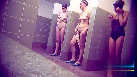 Hidden cameras (fake) in public pool showers 594 | watch  HD hidden cam xxx video for free