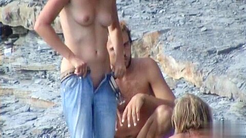 Nude Beach. Voyeur (fake) Video 283 | watch  HD candid cam xxx video for free