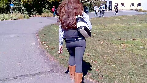 Thick White Girl In Leggings | watch  HD spy cam xxx movie for free