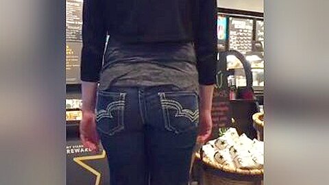 TIGHT TEEN ASS IN JEANS (18+) | watch  HD voyeur camera xxx video for free