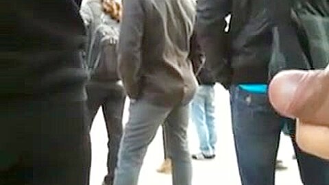 straight guy cumshot in public | watch  HD voyeur camera sex video for free