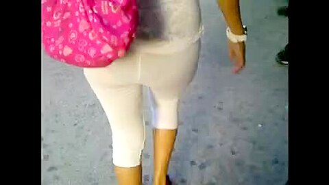 Culona de Leggins Blancos | watch  HD candid cam xxx movie for free