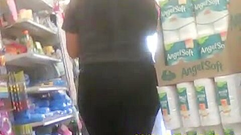 big chick with huge ass in store(hidden cam) (fake) | watch  HD voyeur cam sex movie for free
