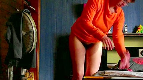 hairy housewife | watch  HD spy camera porn video for free