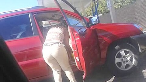thick ass at carwash | watch  HD spy cam xxx movie for free