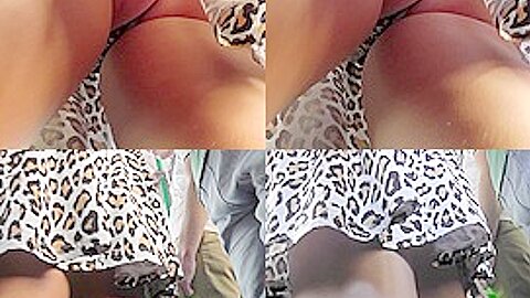 The best upskirt (fake) with pretty lassie in sexy mini skirt | watch  HD spy camera porn video for free