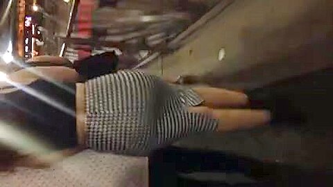 Fat Mexican ass in stripped skirt | watch  HD hidden camera sex movie for free
