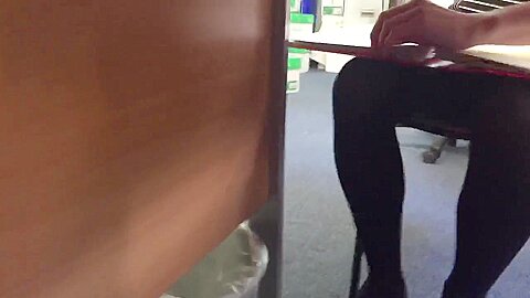 Attempting upskirt (fake) at work | watch  HD voyeur cam xxx movie for free
