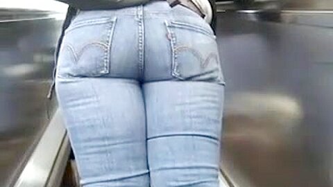 ASS ON A ESCALATOR | watch  HD spy cam porn video for free