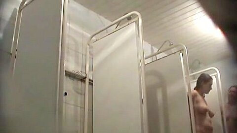 Hidden cameras (fake) in public pool showers 491 | watch  HD spy cam sex video for free