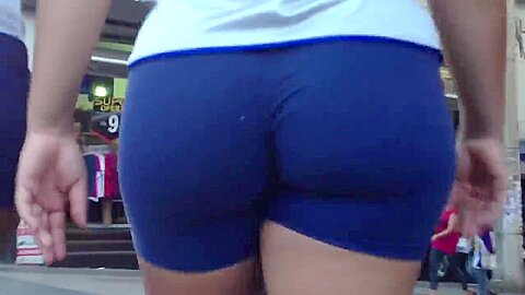 Booty walking around | watch  HD spy camera sex video for free