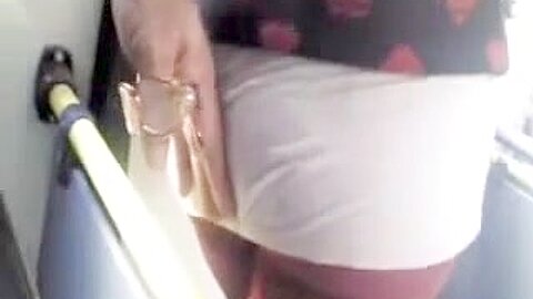 He put Four fingers on her buttocks | watch  HD candid camera xxx movie for free