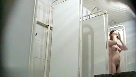 Hidden cameras (fake) in public pool showers 1025 | watch  HD hidden camera porn video for free