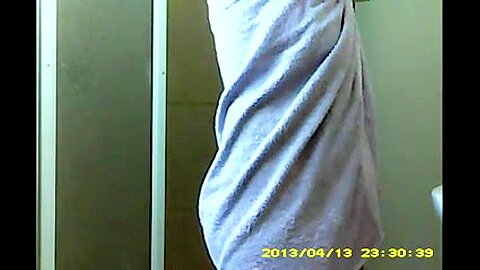 hidden shower caught another sisters friend | watch  HD voyeur camera porn movie for free