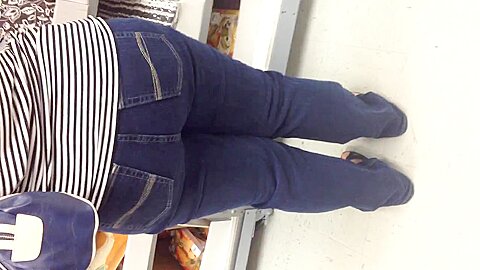 candid milf ass in jeans | watch  HD candid camera porn video for free