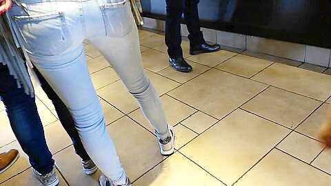 teen tight ass in jeans (18+) | watch  HD spy camera porn video for free