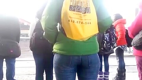 COLLEGE GIRL WAITING FOR THE BUS!!!!!! | watch  HD hidden cam porn video for free