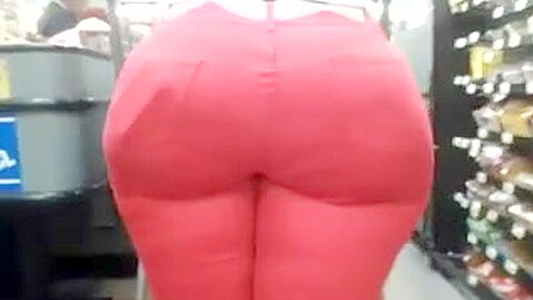 OMG Donkey Booty in red jeans 2 | watch  HD voyeur camera sex video for free