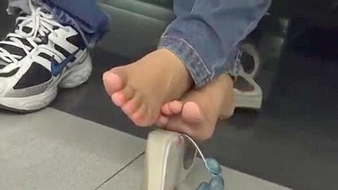 Candid Filipina Foot and Sandal Play | watch  HD spy cam xxx video for free