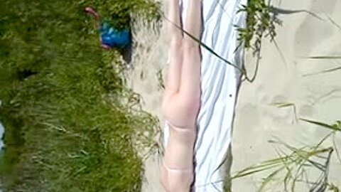voyeur (fake) i'm on beach nude | watch  HD spy camera sex movie for free