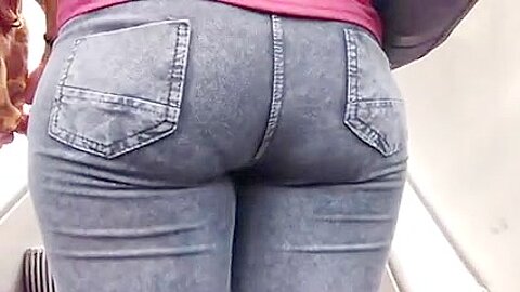 ESCALATOR BUTT | watch  HD candid cam porn video for free